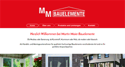 Desktop Screenshot of bauelemente-maier.de